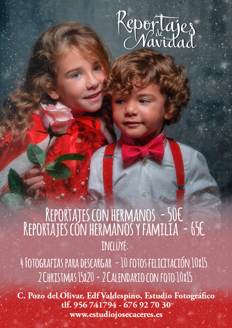 Precios reportajes de navidad con hermanos