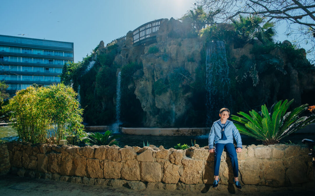 reportajes fotográficos de comunión en el parque genoves cádiz