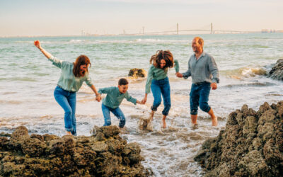 Disfrutando del buen tiempo en familia: Reportaje fotográfico en la playa