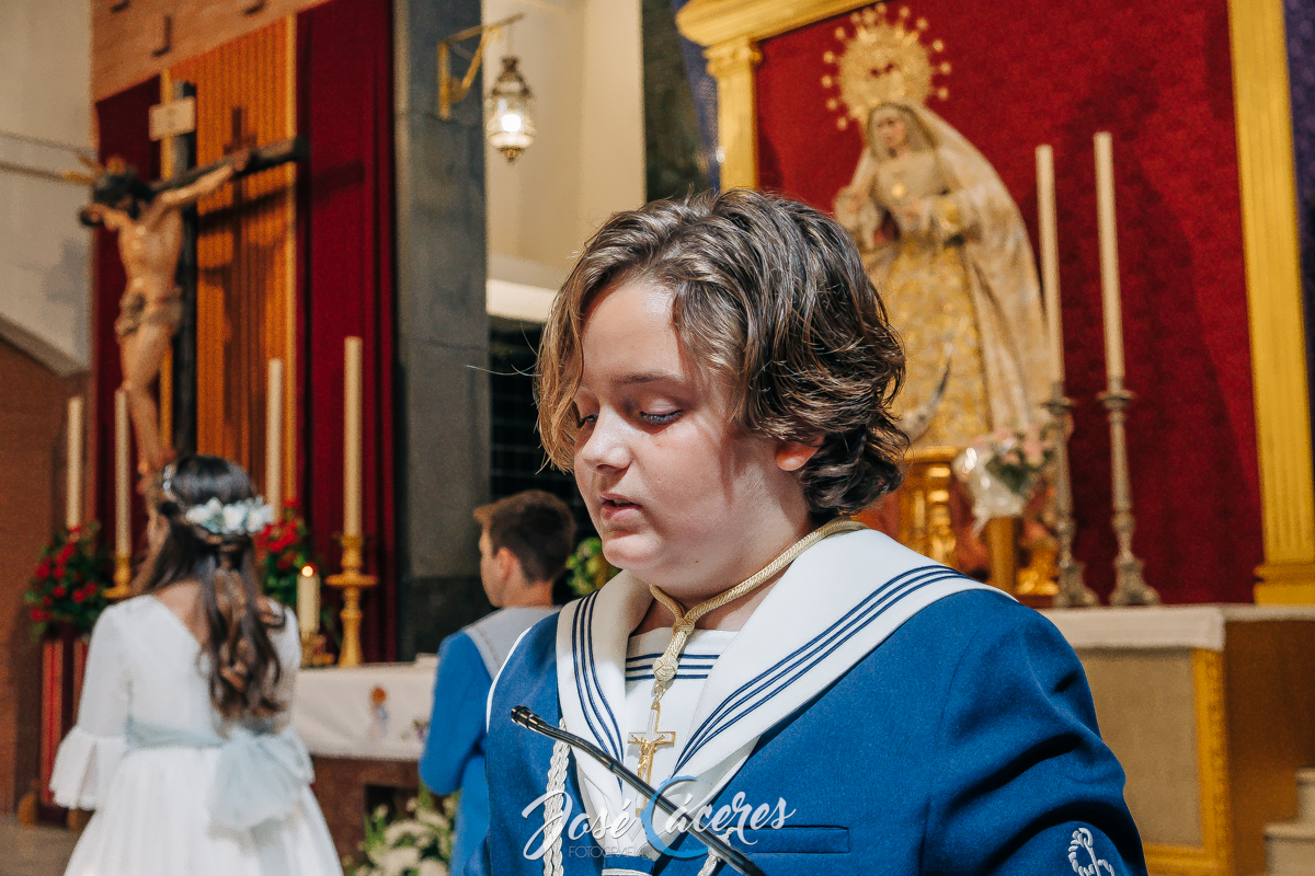 Fotografia de comunion en Iglesia de la Vid