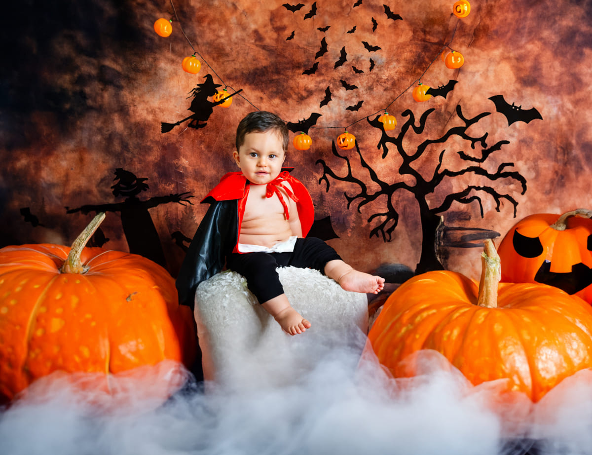 Fotos de Halloween para niños felices