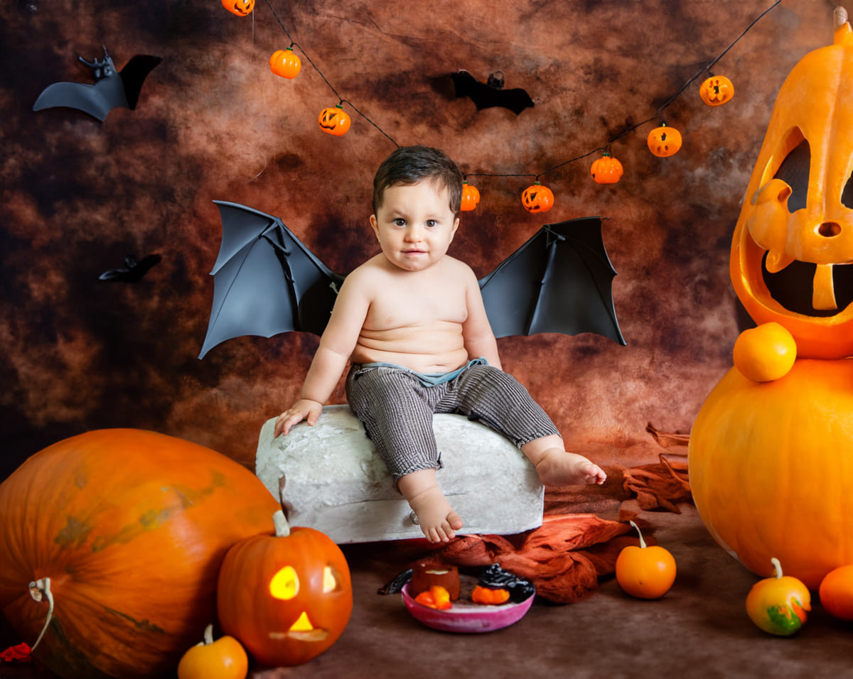 Fotos de Halloween para niños felices