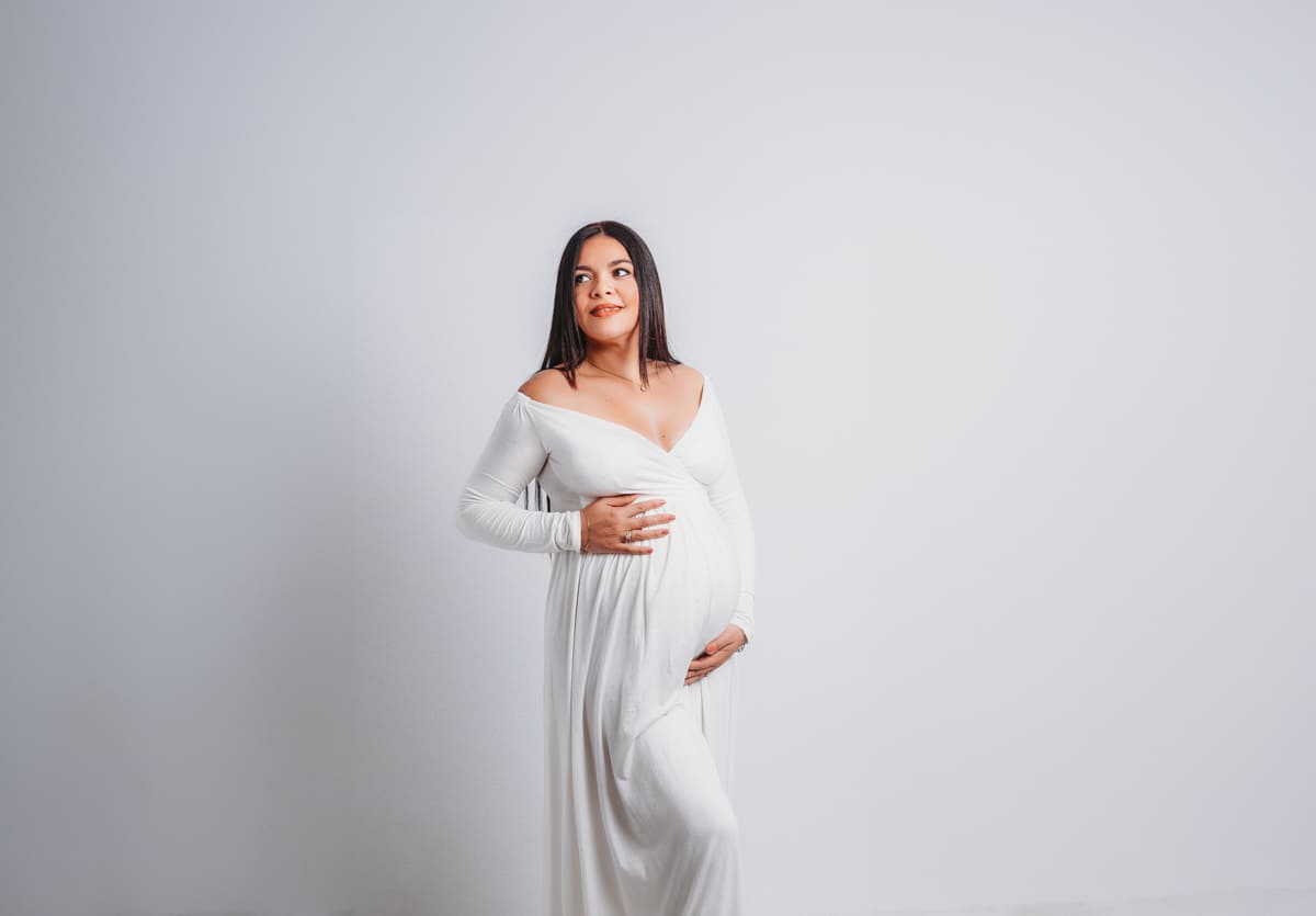 Vestidos Largos Blancos para Embarazadas