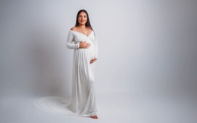 Vestidos largos blancos para embarazadas