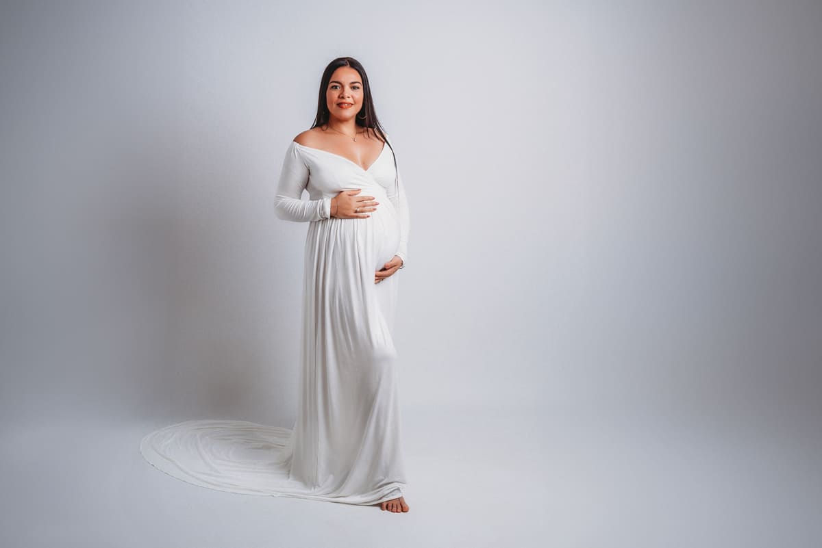 Vestidos Largos Blancos para Embarazadas