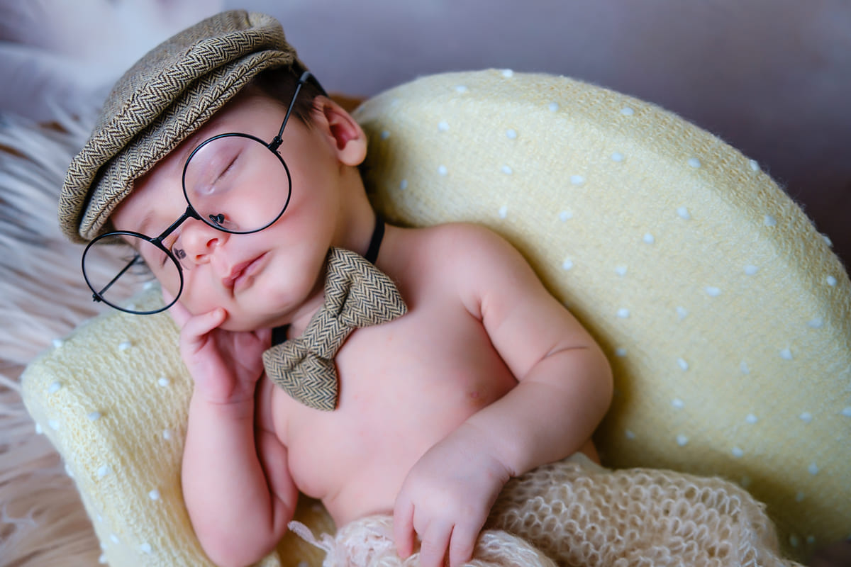 Newborn inspirado en Benjamin Button: magia y ternura