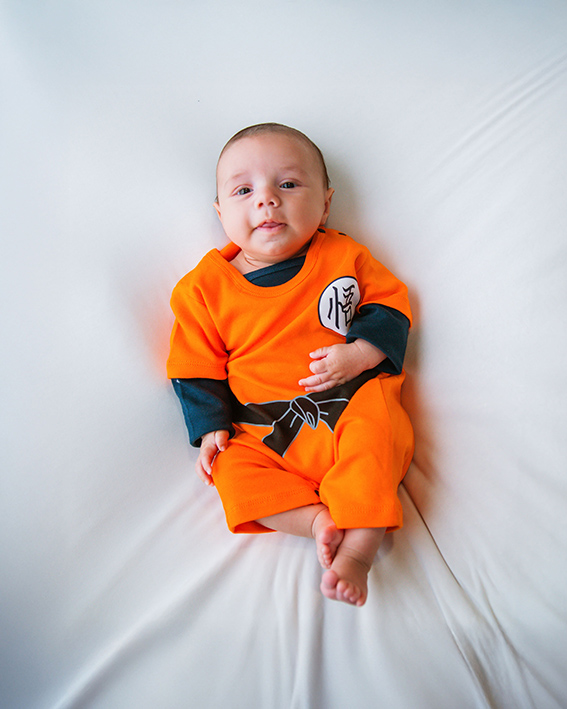 Fotografía infantil en estudio en Jerez antes del montaje fotográfico